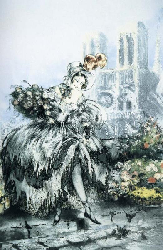 Louis Lcart Dress oil painting image